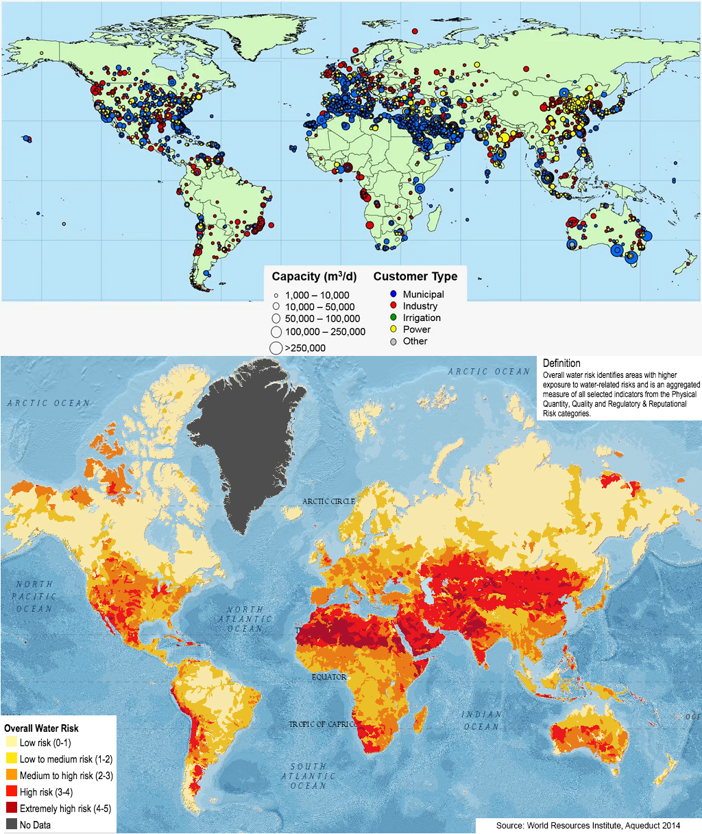 Desalination map